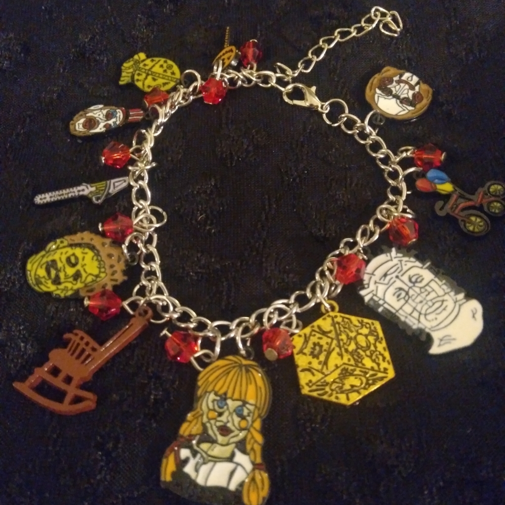Horror Movie Charm Bracelet